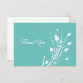 予算エレガントビジネスカスタムサンキューカード サンキューカード (正面/裏面)