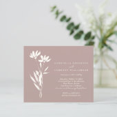 予算エレガントフローラダスティメイヴウェディング招待 (スタンド正面)