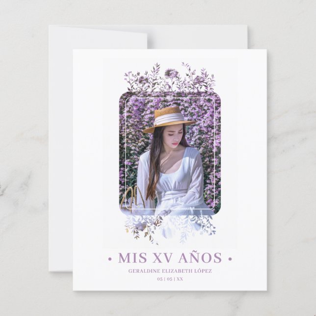 予算エレガントフローラフスペインのレーム写真XVアニョス (正面)