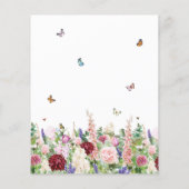 予算エレガントフローラ引っ越し祝いパーティーパーティー (裏面)