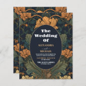 予算エレガントフローラ結婚アールヌーボー (正面/裏面)