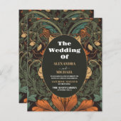 予算エレガントフローラ結婚アールヌーボー (正面/裏面)