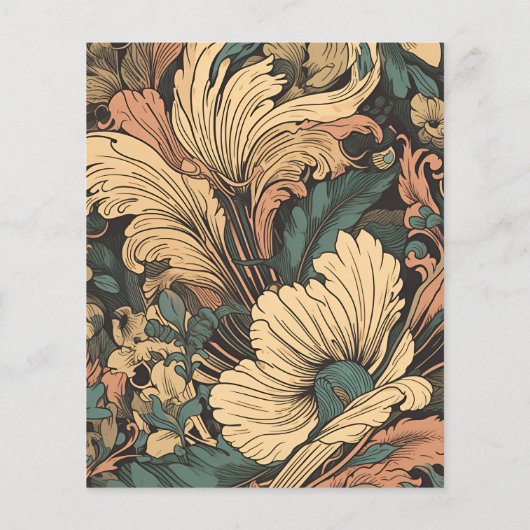 予算エレガントフローラ結婚アールヌーボー (裏面)