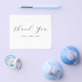 予算エレガントミニマルのThank You Flyer チラシ (シングル)