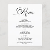 予算エレガントミニマル結婚リスト (正面)