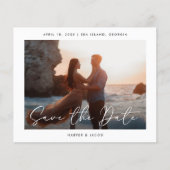 予算エレガント写真の保存日付 (正面)