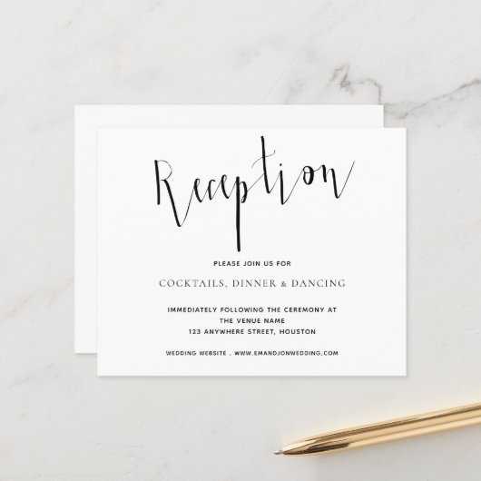 予算エレガント披露宴詳細結婚のエンクロージャ (正面/裏面インサイチュ)