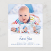 予算エレガント新生児4 Photo Thank You誕生 (正面)