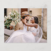 予算エレガント日付の保存4写真白 (裏面)