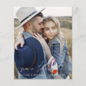 予算エレガント日付の手書き写真の保存 (正面)