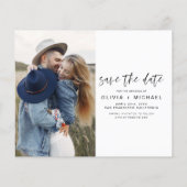 予算エレガント日付の手書き写真の保存 チラシ (裏面)