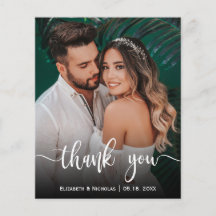 予算エレガント書道の写真結婚に感謝