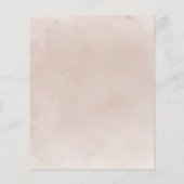 予算エレガント秋モダンブライダルシャワー (裏面)