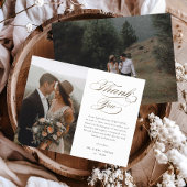 予算エレガント金ゴールドス結婚クリプトのサンキューカード