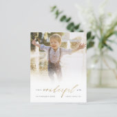 予算エレガント金ゴールド素晴らしいライフフォトだ (スタンド正面)