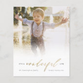 予算エレガント金ゴールド素晴らしいライフフォトだ (正面)