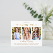 予算エレガント金ゴールド3 Photo Graduationありがとう (スタンド正面)