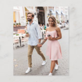 予算エレガント2写真結婚式の日付を保存 (裏面)