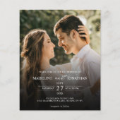 予算エレガント2写真QRコードすべて結婚の (正面)