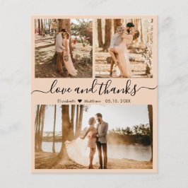 予算エレガント3 Photo Collage結婚's Thank You