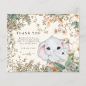 予算エレファントクリーム赤ちゃんシャワーありがとう (正面)