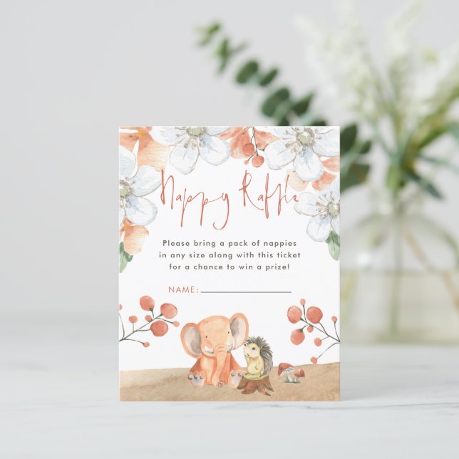 予算エレファントヘッジホッグナッピーラッフルベビーシャワー (スタンド正面)