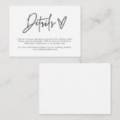 予算エンクモダンロージャカーミニマルド詳細カード ノートカード (正面/裏面)