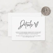 予算エンクモダンロージャカーミニマルド詳細カード ノートカード (正面/裏面インサイチュ)