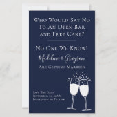 予算オープンおもしろいバーフリーケーキ日付の保存 (正面)