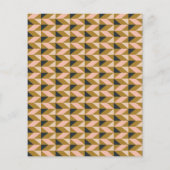 予算オールインワンアールデコ金ゴールド結婚式の招待 (裏面)