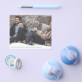 予算カップルのフォトオーバーレイスクリプトの休日 チラシ (シングル)