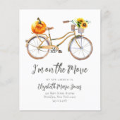 予算カボチャひまわり自転車移動 (正面)