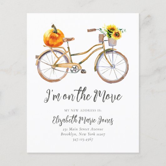 予算カボチャひまわり自転車移動 (正面)