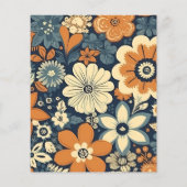 予算カラフルGroovyレトロ70sフローラ (裏面)