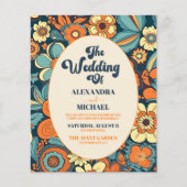 予算カラフルGroovyレトロ70sフローラ (正面)