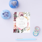 予算カレンダー Save the Date | Annabeth フライヤー (シングル)