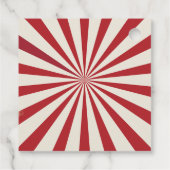 予算カーニバルサーカスショー&アニマルズ誕生日 フェイバータグ (裏面)