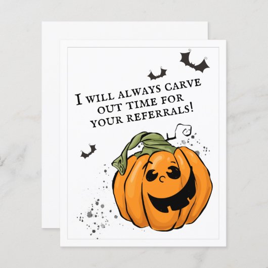 予算カーヴアウト時間紹介ハロウィーン (正面/裏面)