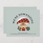 予算キノコの家の小型化の新しい住所カード (正面/裏面)