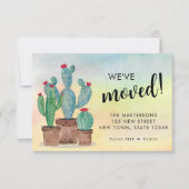 予算キャッシュ移動案内カード ノートカード (正面)