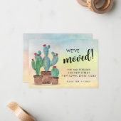 予算キャッシュ移動案内カード ノートカード (正面/裏面インサイチュ)