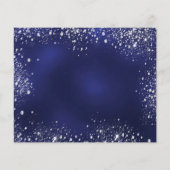 予算キンセアニェラネイビーブルードレス日付を保存 (裏面)