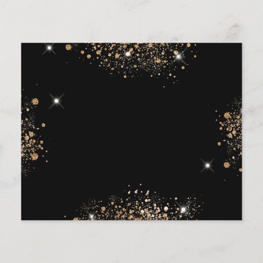 予算キンセアニェラパーティーブラック金ゴールド保存日 (裏面)