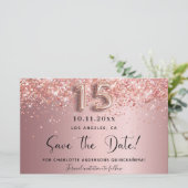 予算キンセアニェラ赤面ピンクの日付を保存 (スタンド正面)