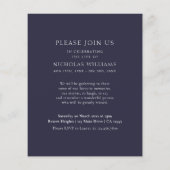 予算クラシックお祝い生涯写真葬儀 チラシ (裏面)