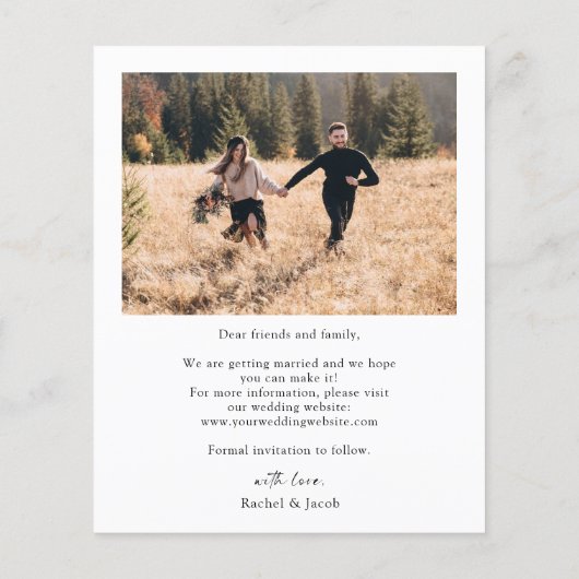 予算クラシックの写真の保存日付 チラシ (裏面)