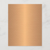 予算クラシックネイビー金ゴールドエレガントな結婚式RSVP チラシ (裏面)