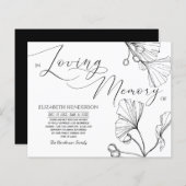 予算クラシック悔やみや弔慰メモリ/ありがとう。 (正面/裏面)