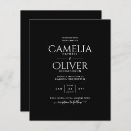 予算クラシック白黒モノワ結婚ー