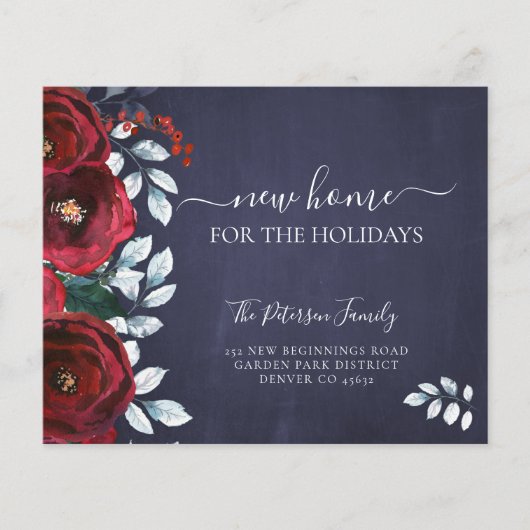 予算クリスマスの新しい住宅引越し発表 (正面)